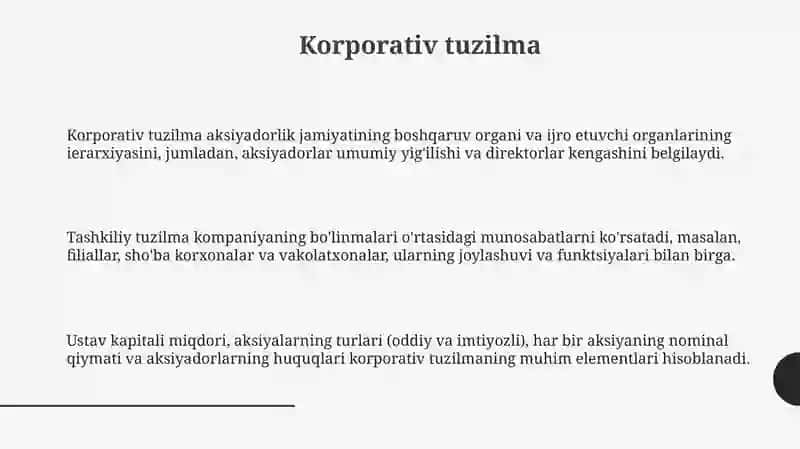 Korporativ tuzilma 3