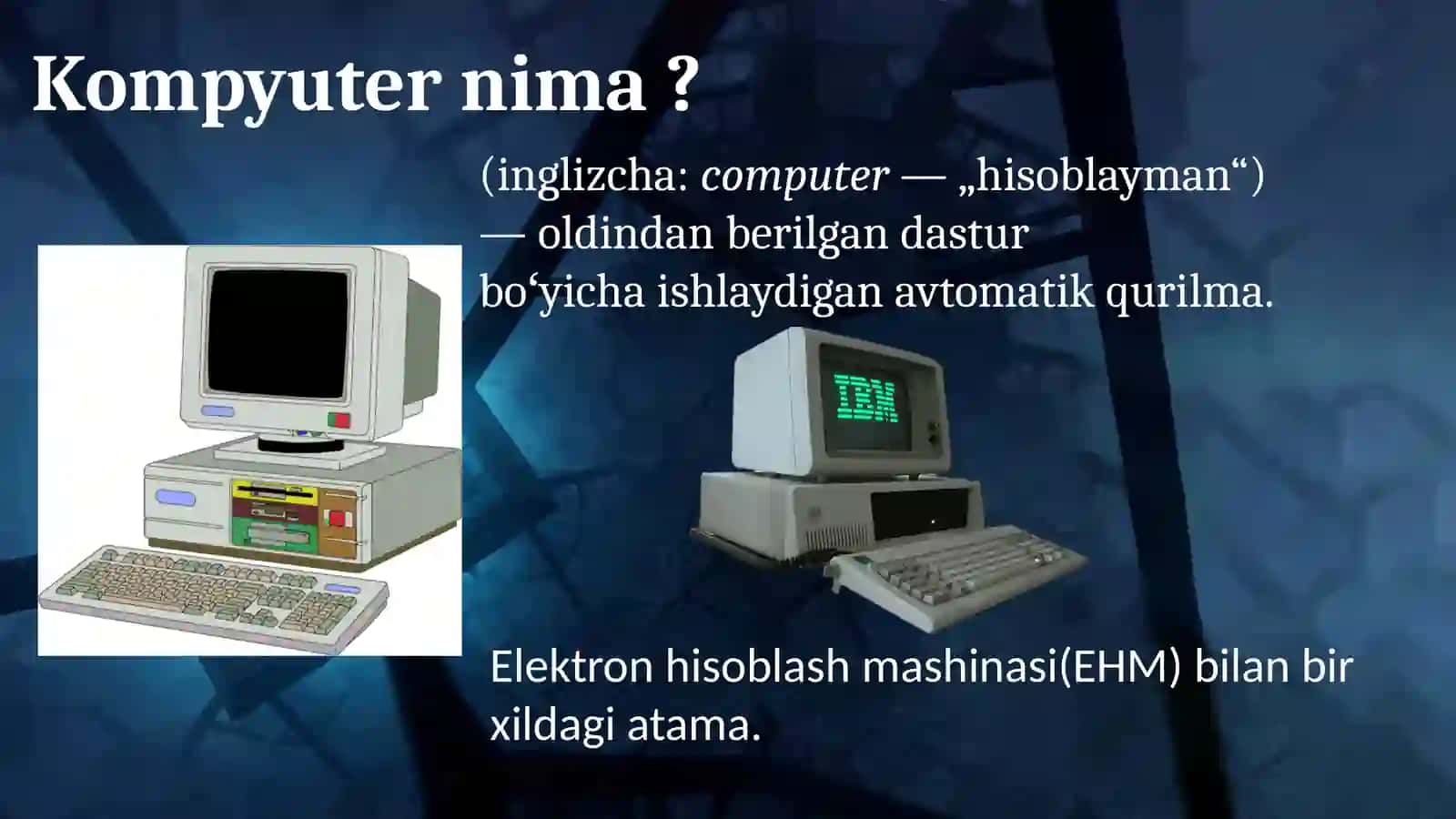 PC ASOSIY XOTIRA, TEZKOR XOTIRA 3