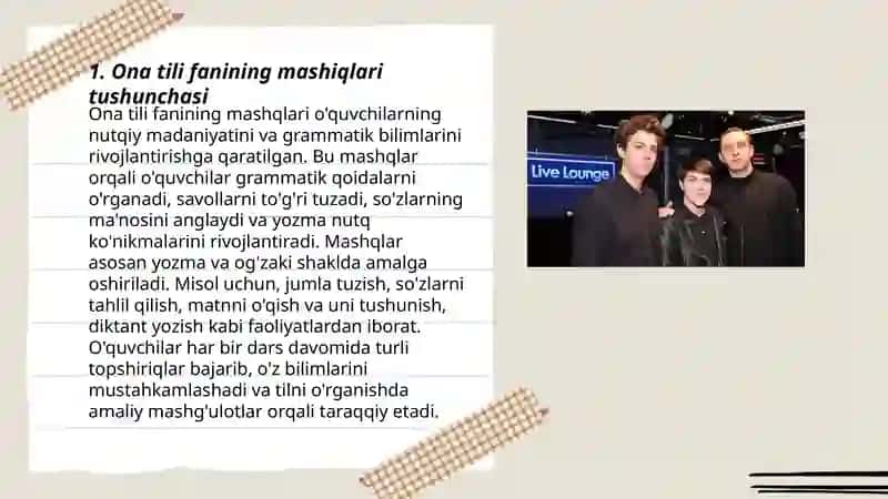 Ona tili fanidan darsliklar mazmuni bilan tanishish 3