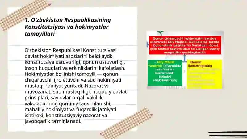 Oʻzbekiston Respublikasida hokimyatlar tizimi 3