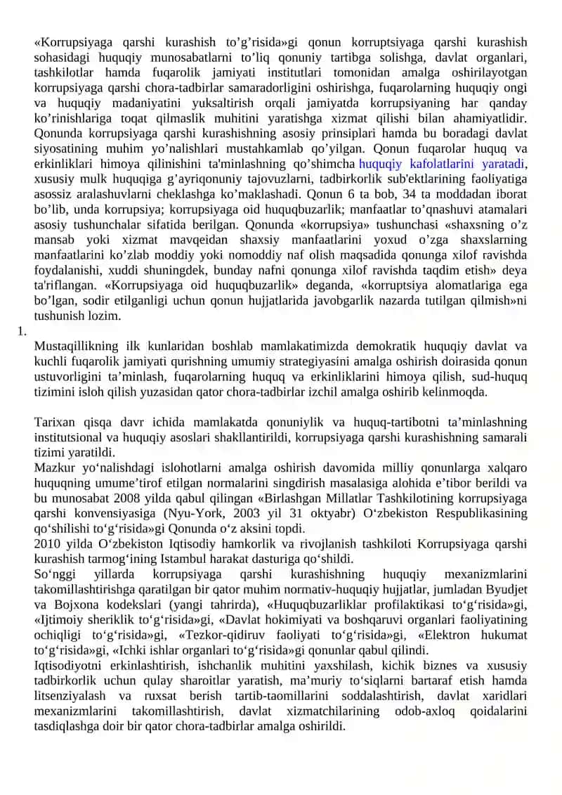 Korrupsiyaga qarshi kurash – fuqarolik jamiyatini rivojlantirishning ustuvor sharti 3