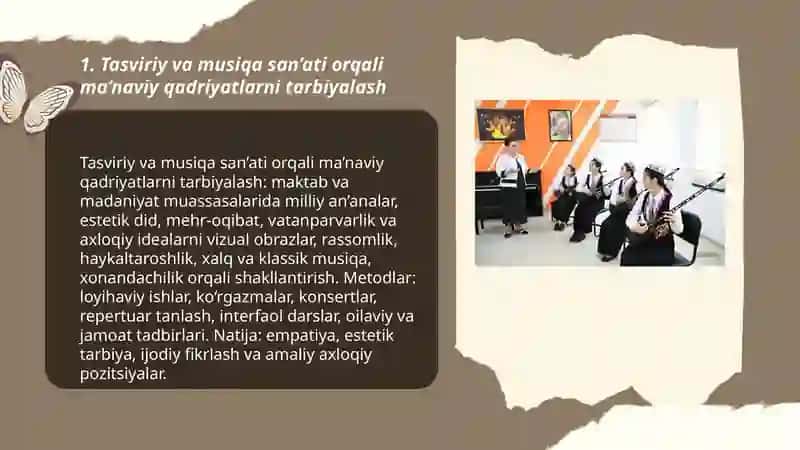 Ma’naviy tarbiyada tasviriy va musiqa san’ati 3