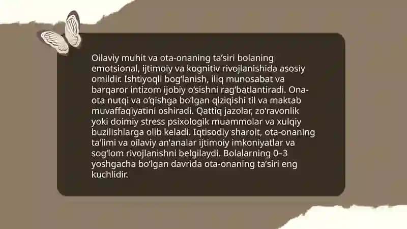 Bolaga tashqi muhitning ta’siri 3