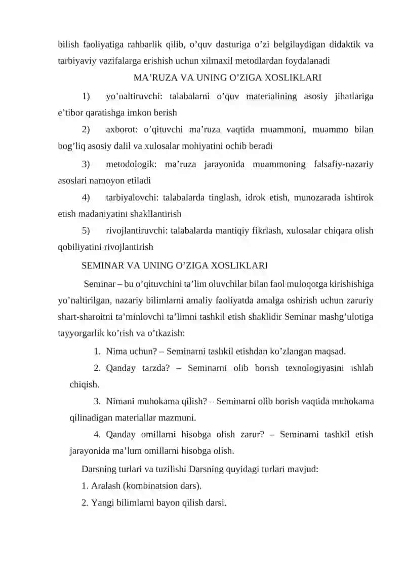 Ta'lim Turlari va Ta'limni Tashkil Etish Shakllari 3