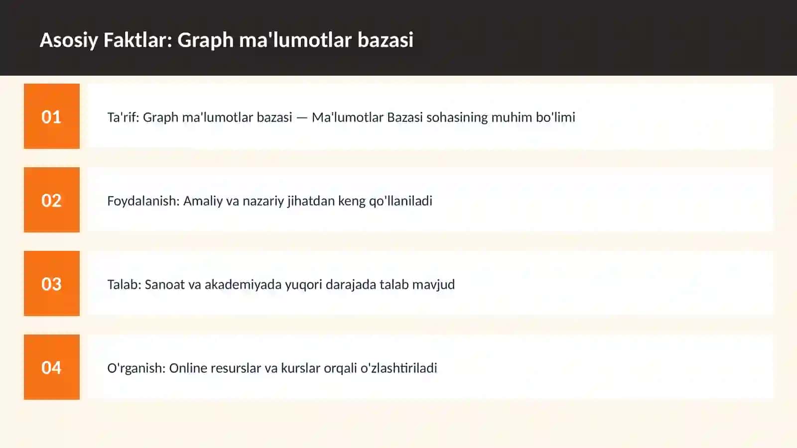Graph ma'lumotlar bazasi 3