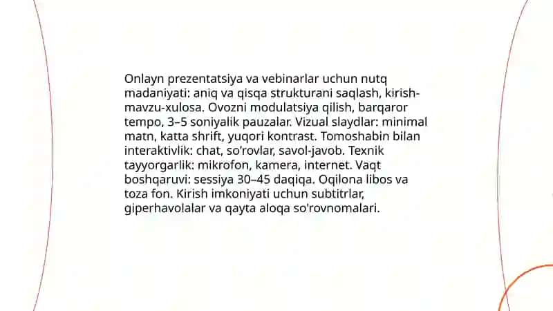 Kasbiy nutq madaniyati fani 3