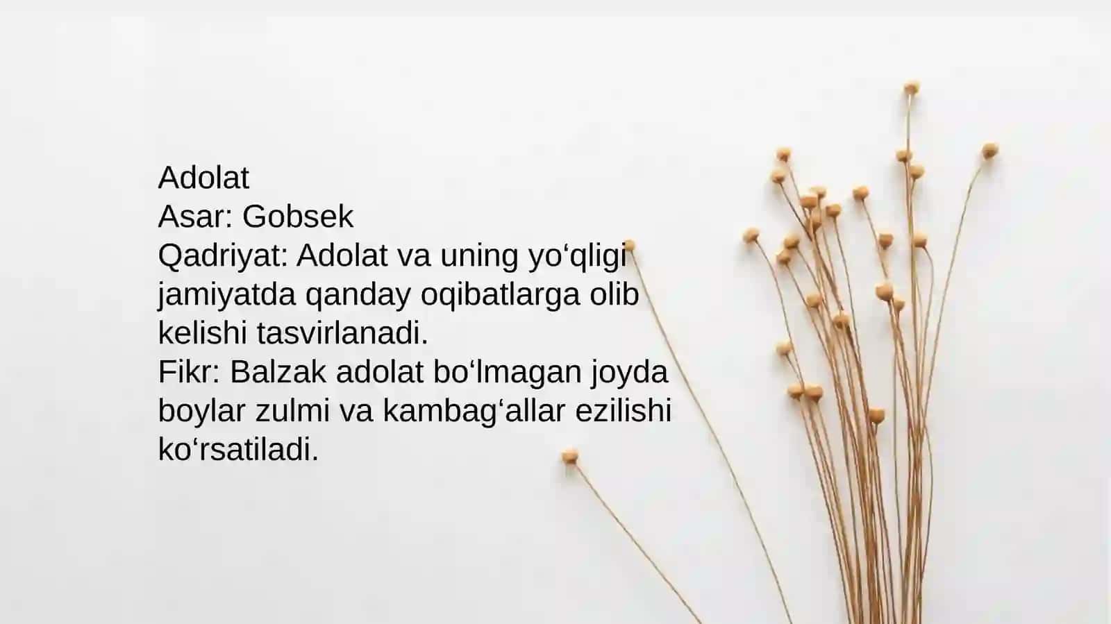 Balzak asarlarida umumin soniy qadriyatla 3