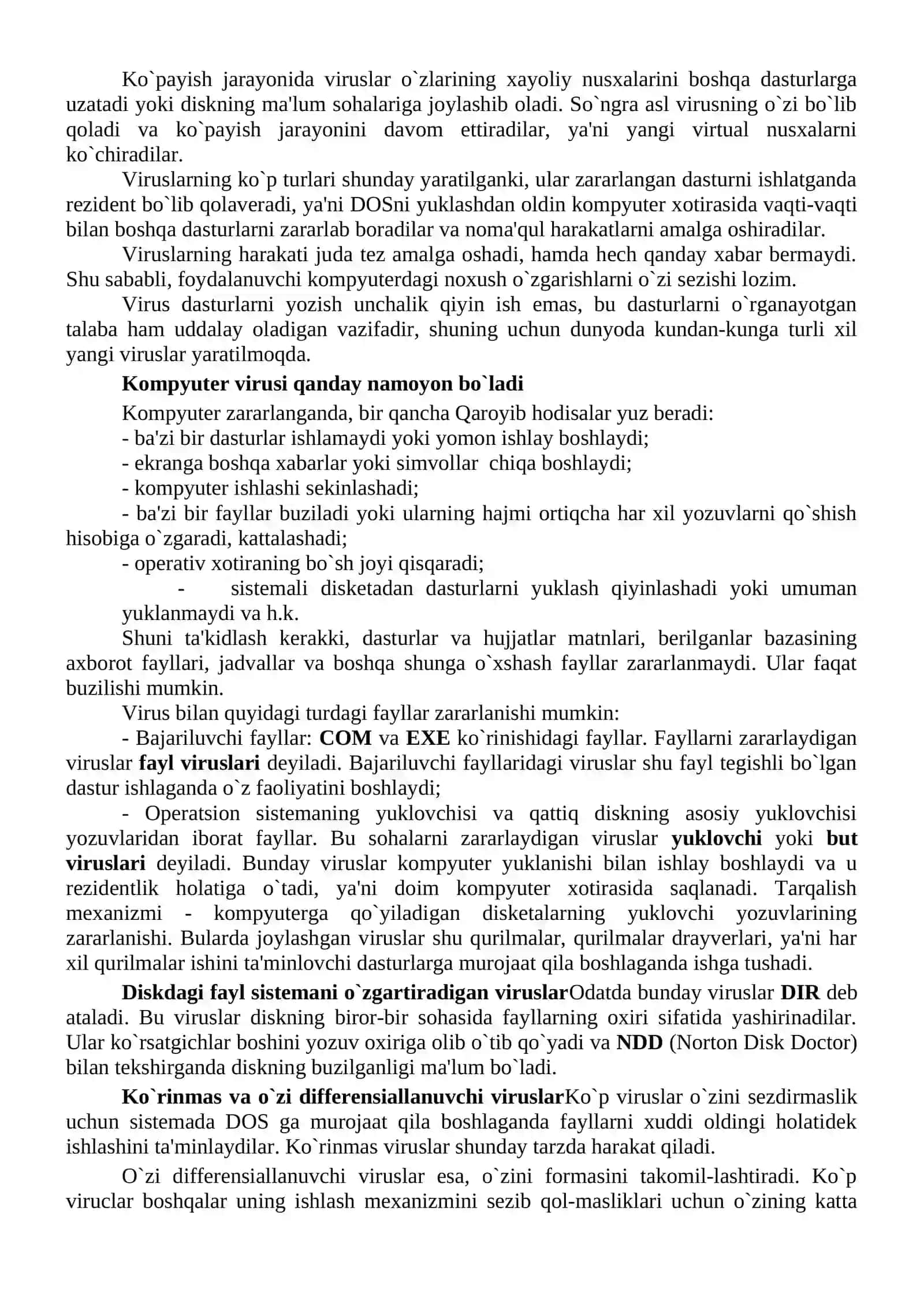 Kompyuter viruslari va ularning zararli faktorlari 3