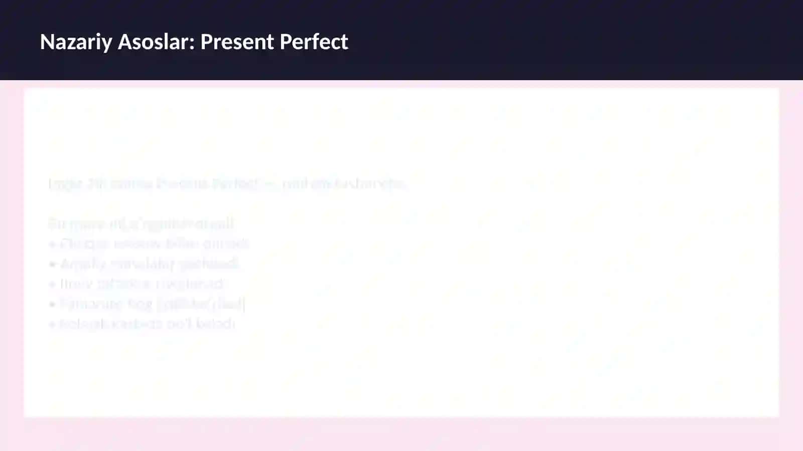Present Simple 3
