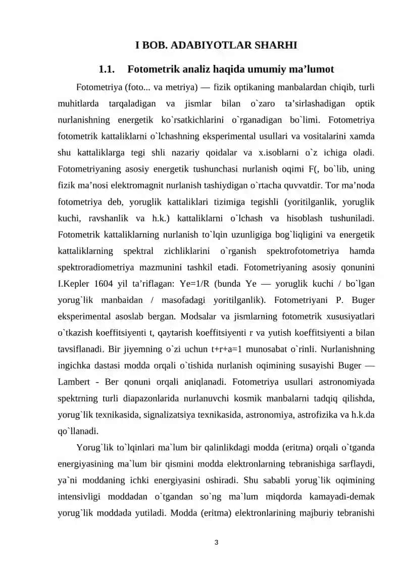 Fotometrik usulda og'ir metallar aniqlash 3