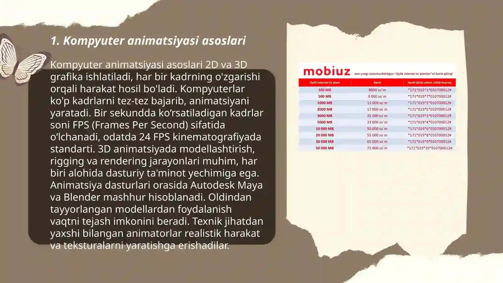 Kompyuter animatsiyasi usullari 3
