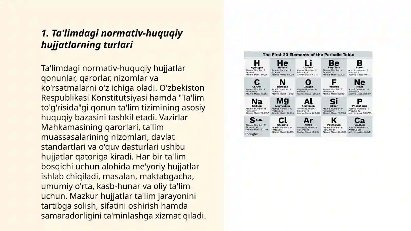 Ta'limdagi normativ-huquqiy hujjatlarning turlari 3