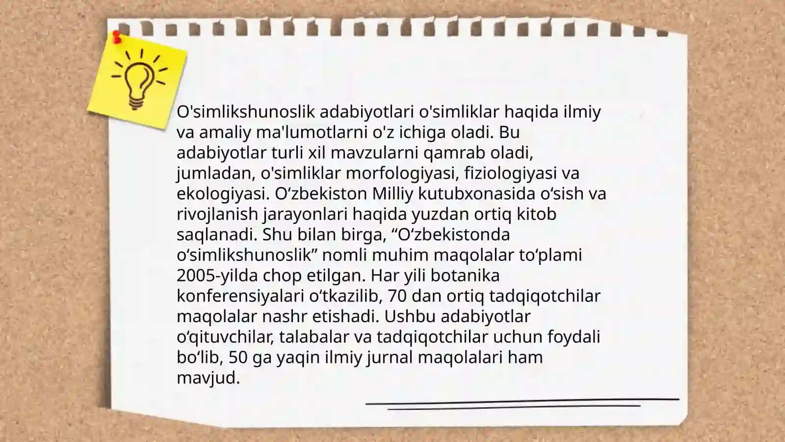 O'simlikshunoslik adabiyotlari 3