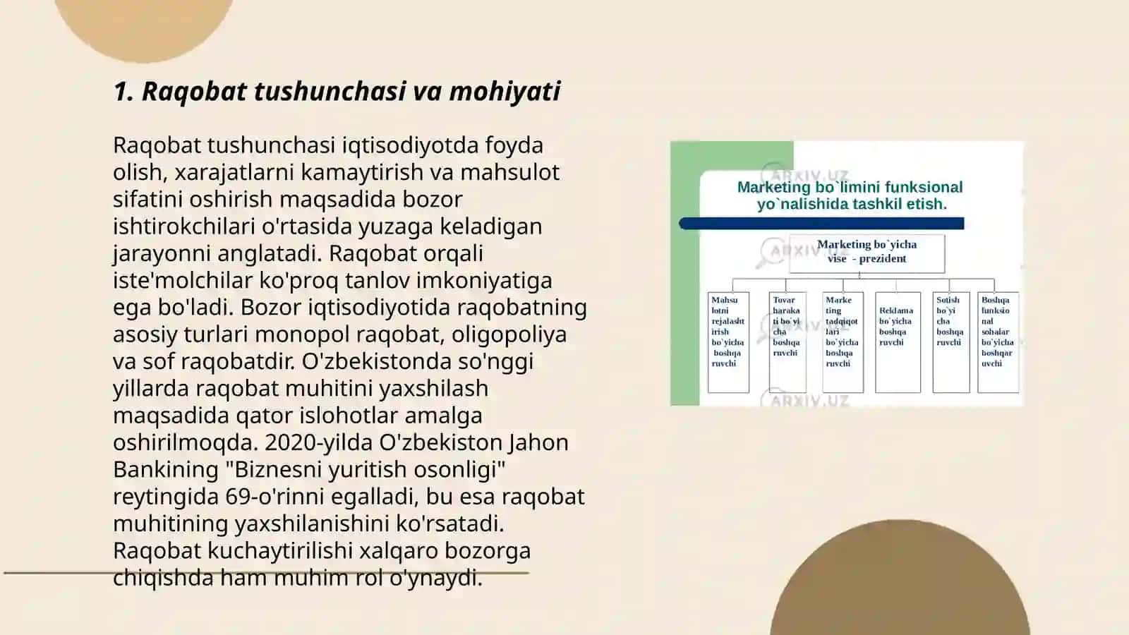 Raqobat kurashining shakllari va usullari 3