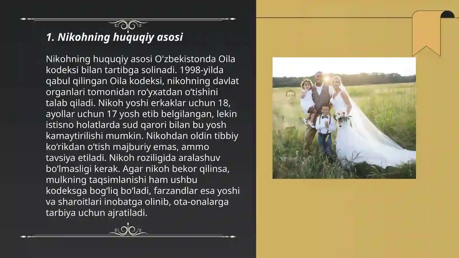 Avestoda Nikoh va Oila huqui 3