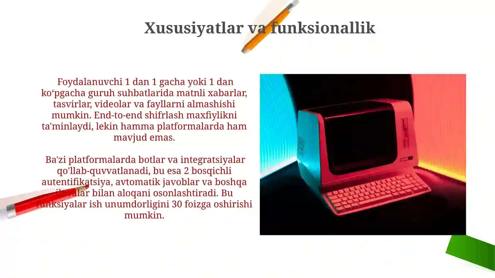 Internetdagi tezkor muloqot vositalari 3