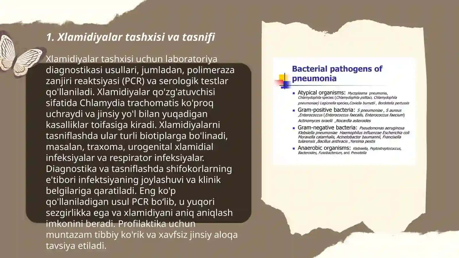 Xlamidiyalar tashxisi va tasnifi 3