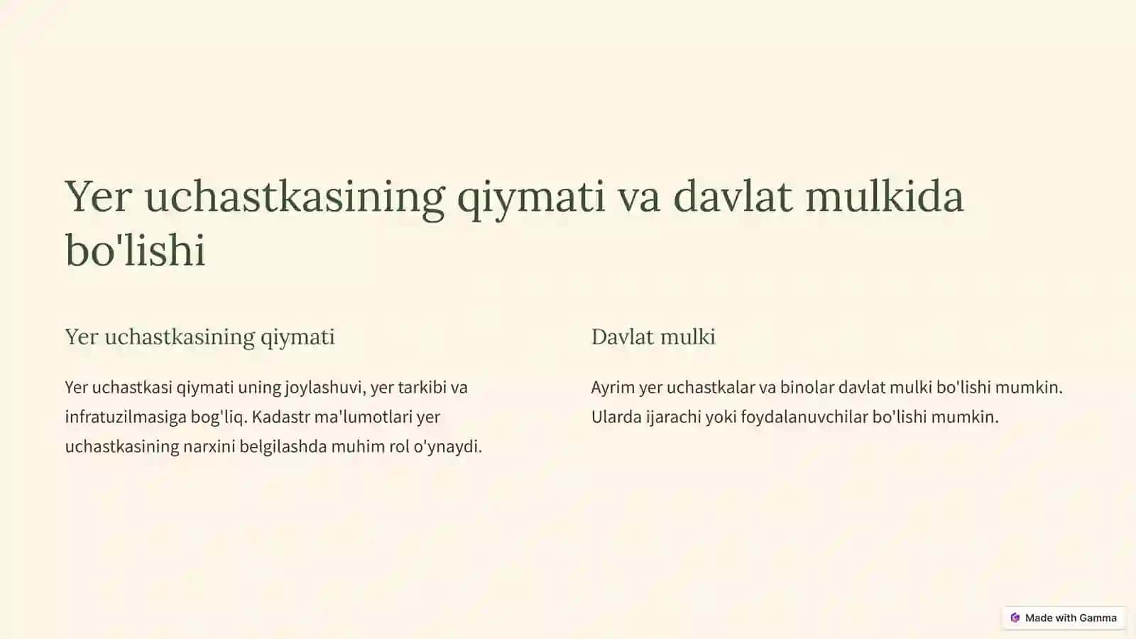 Binolar va inshootlar davlat kadastrini yuritish tartibi 3