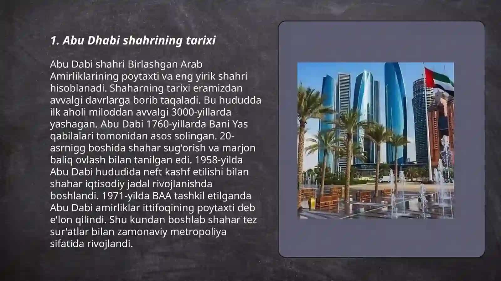 Abu Dhabi shahrining tarixi 3