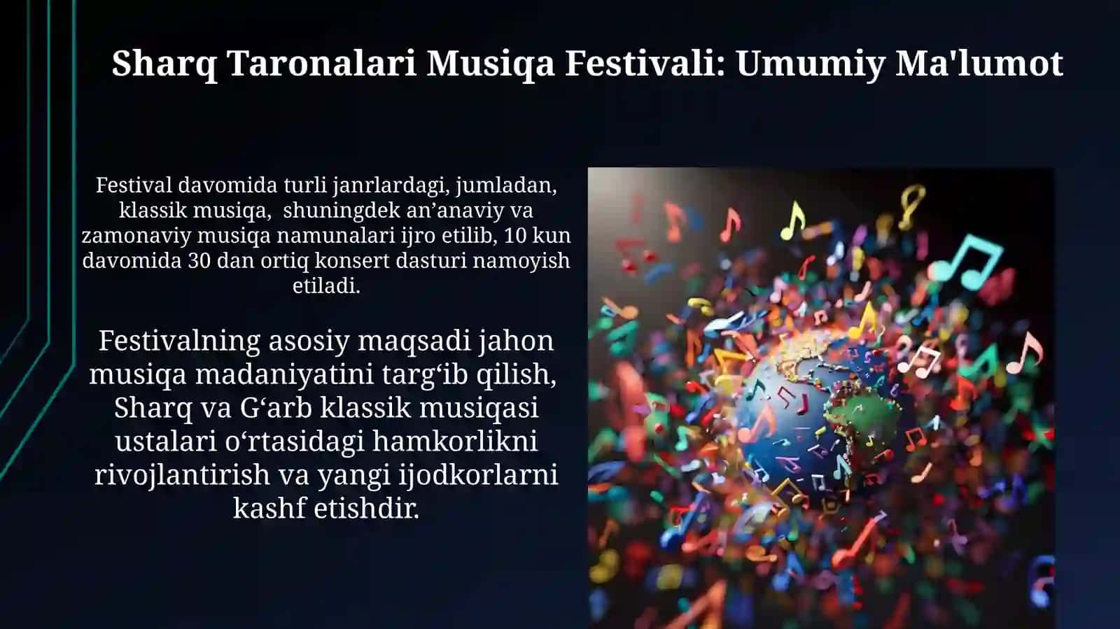 Sharq Taronalari Musiqa Festivali Dunyo Mumtoz Musiqasi Axborot Manbasi 3