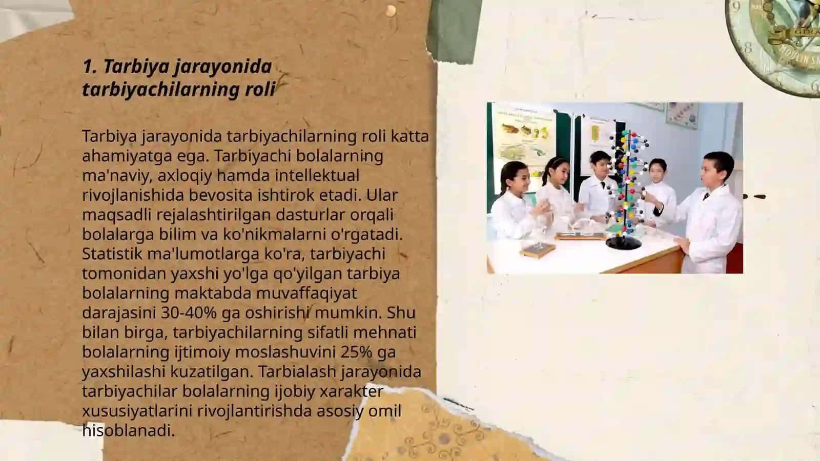 Tarbiyachi va pedagoglaring jamyatda tutgan o'rni 3