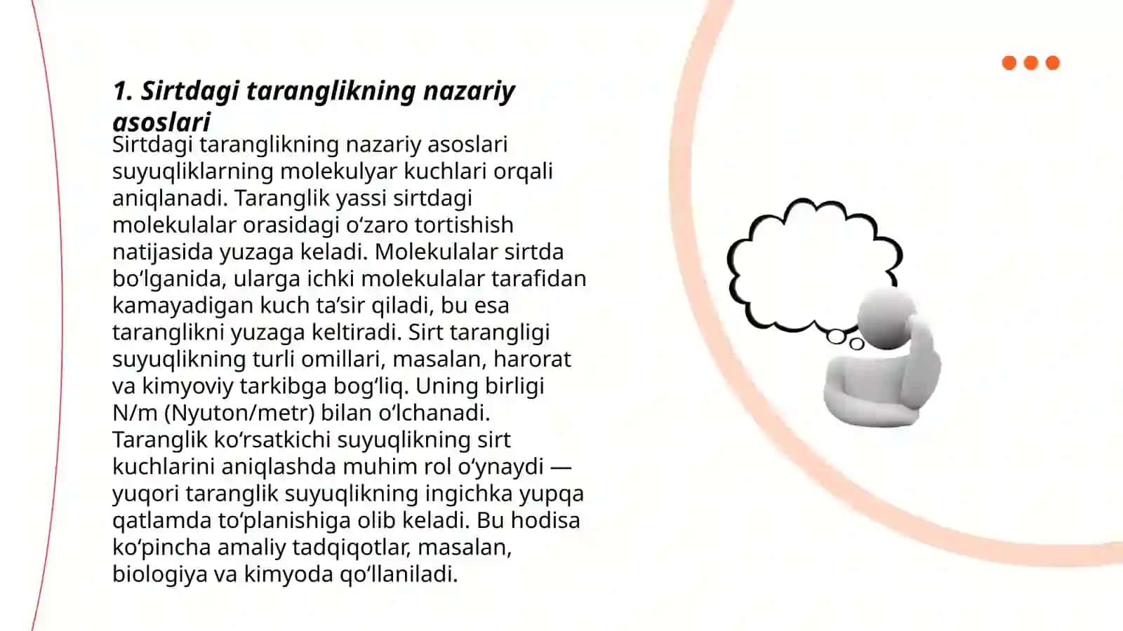 Sirtdagi taranglik kayfitsentini tomchi uzlish usuli 3