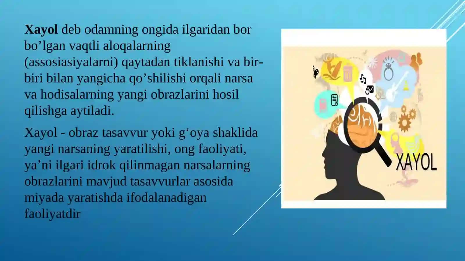 Xayol. Bolalar xayolining rivojlanishida ertak va tasviriy faoliyatning o‘rni 3