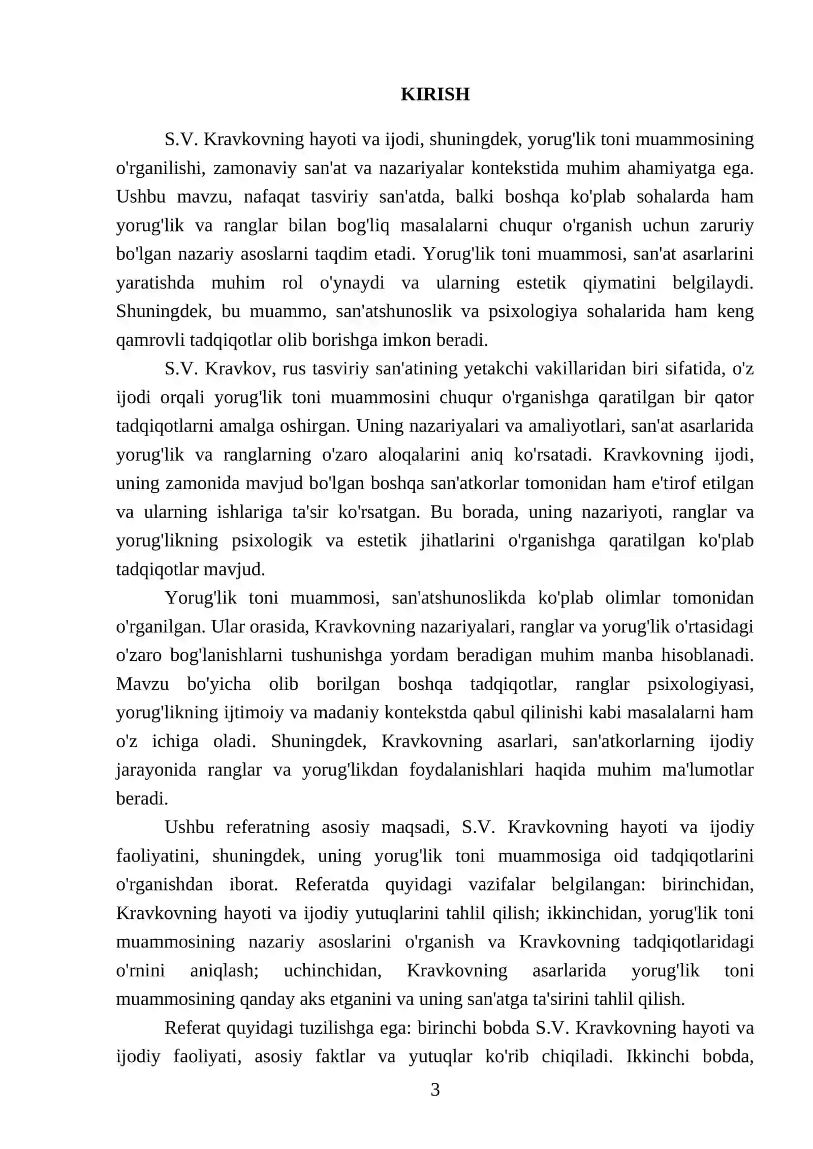 S.V.Kravkovning hayoti va ijodi hamda yorug'lik toni muammosining o'rganilishi 3