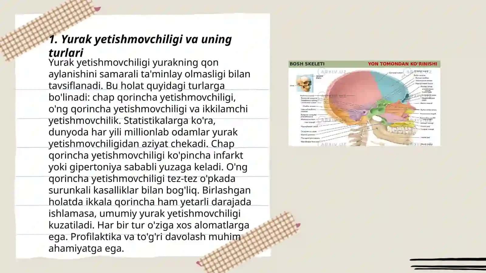 Yurak yetishmovchiligi va uning turlari 3