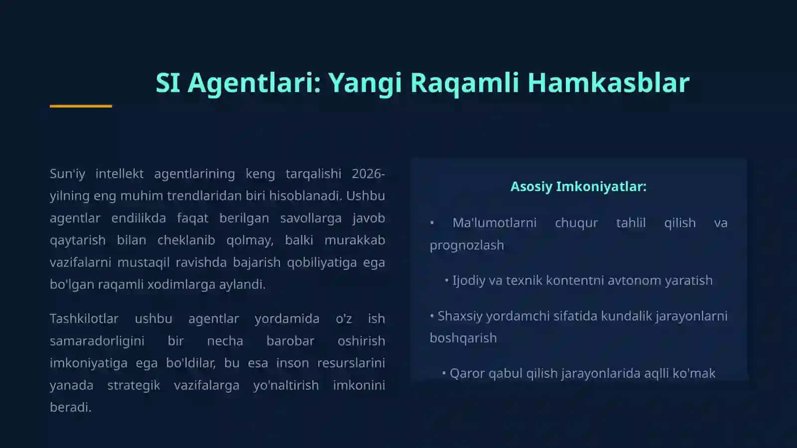 Axborot Texnologiyalari va Sun'iy Intellekt 2026-yil Trendlari: Hamkorlik va Innovatsiya 3