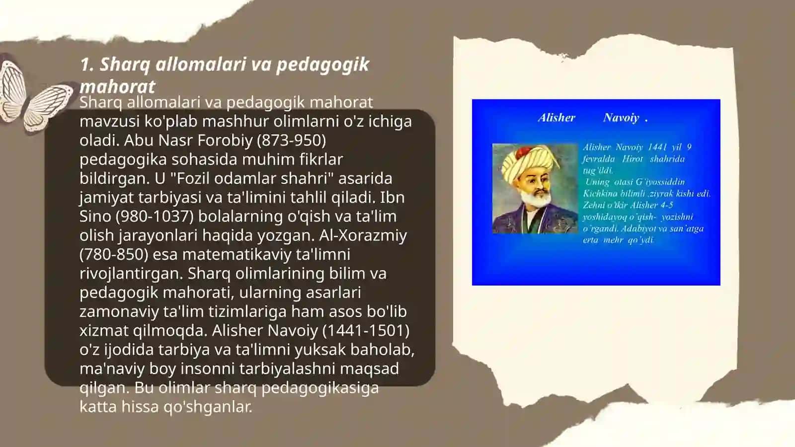 Sharq allomalaringi pedagogik mahorat haqidagi fikrlari 3