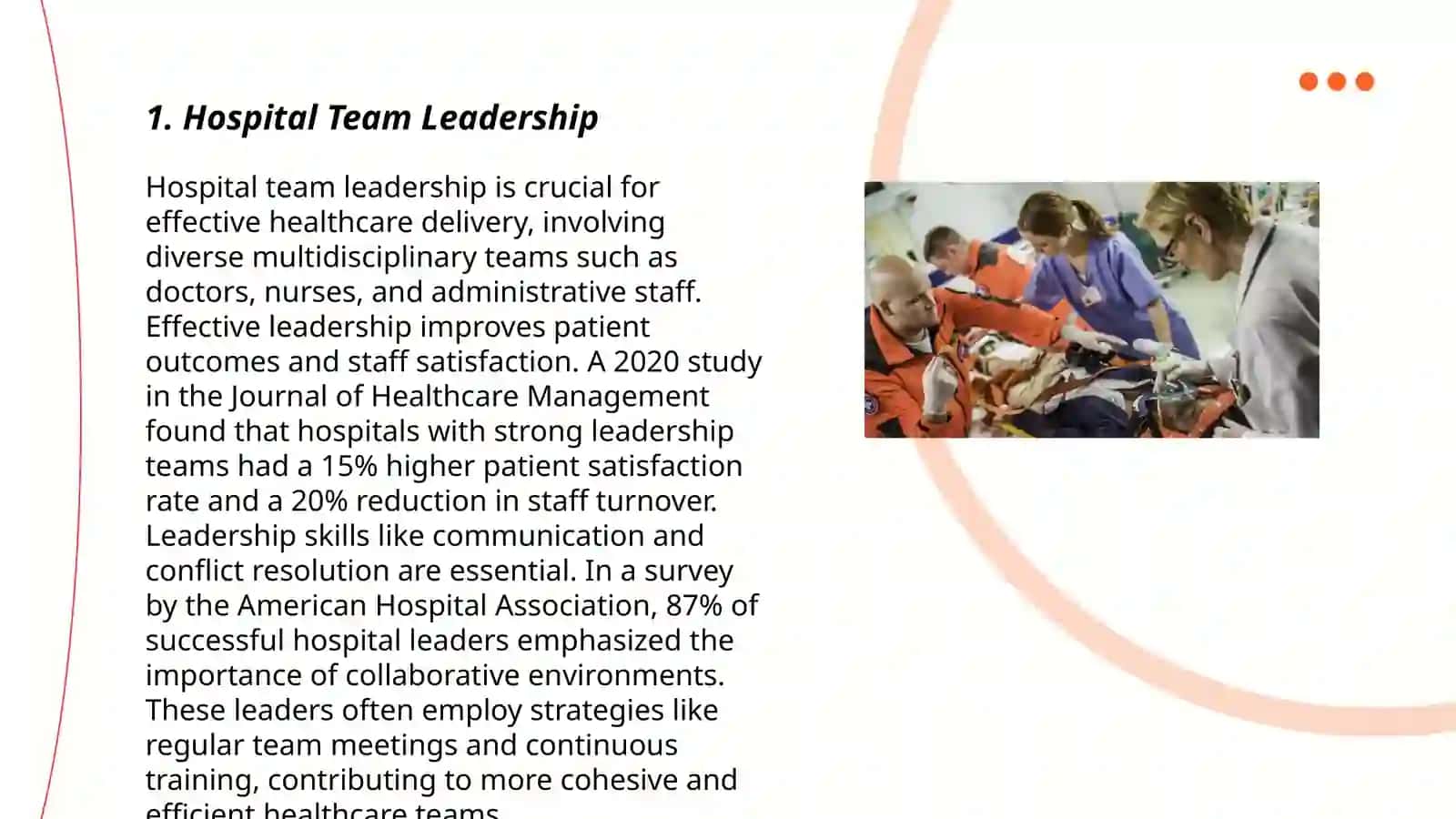 Hospital Team Leadership 3