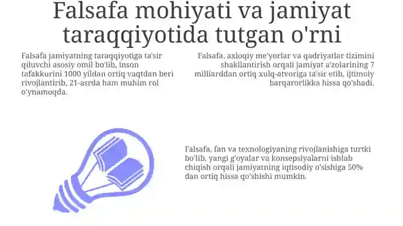 Falsafa fanining mohiyati uning jamiyat taraqqiyotidagi orni 3