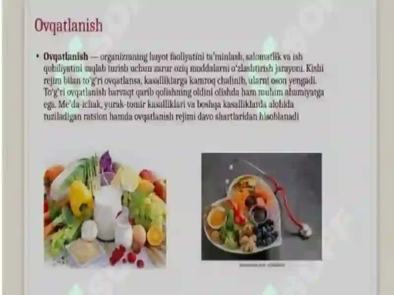 Tibbiyotda ovqatlanish nazariyasi.Parhez stollari.Alimentar avitaminozlarni kelib chiqish sabablari va profilaktikasi.Alimentar zaharlanish 3