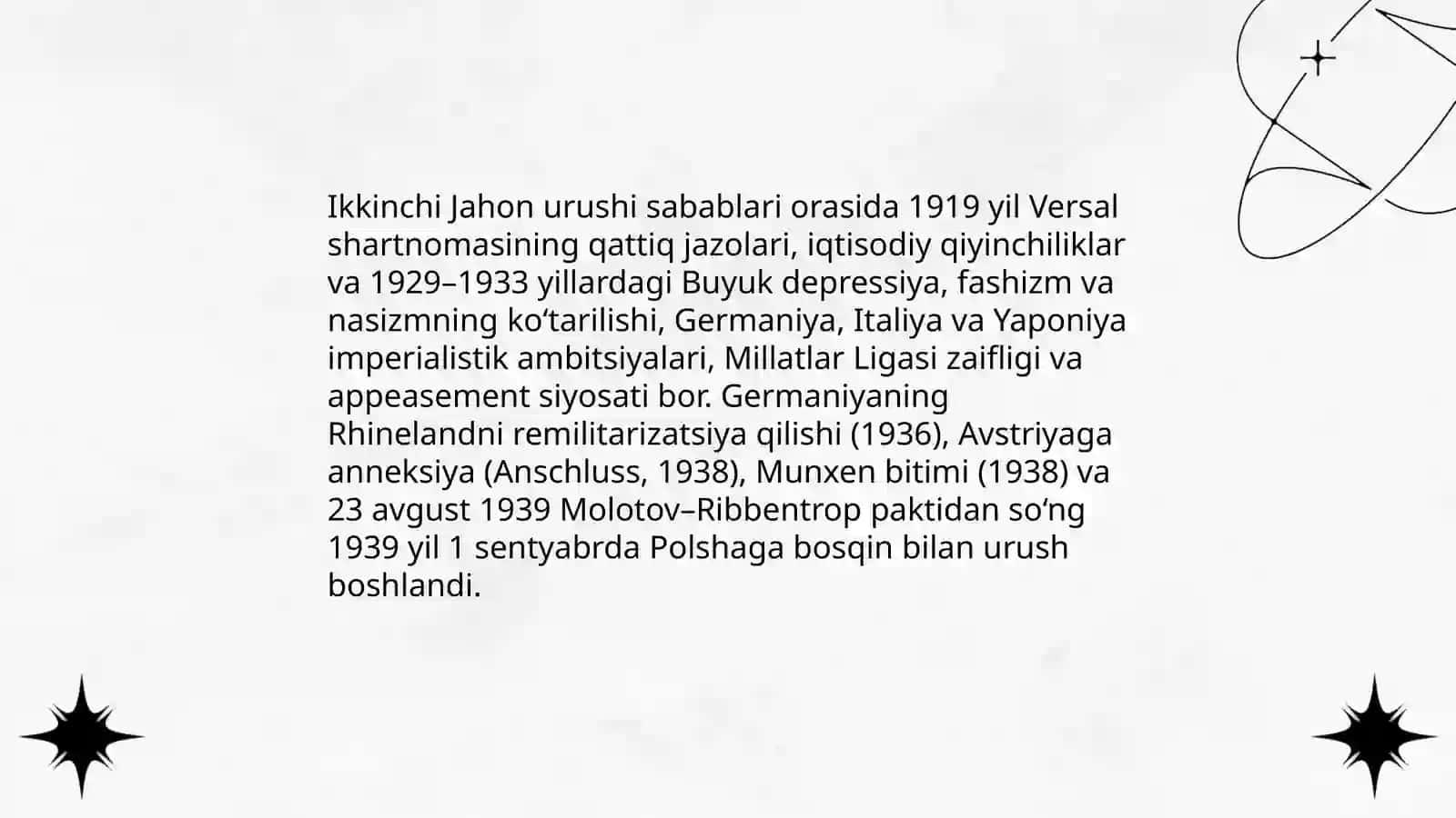 Ikkinchi Jahon urushi - Qambarova Gulibonu Sanjarbek qizi 3