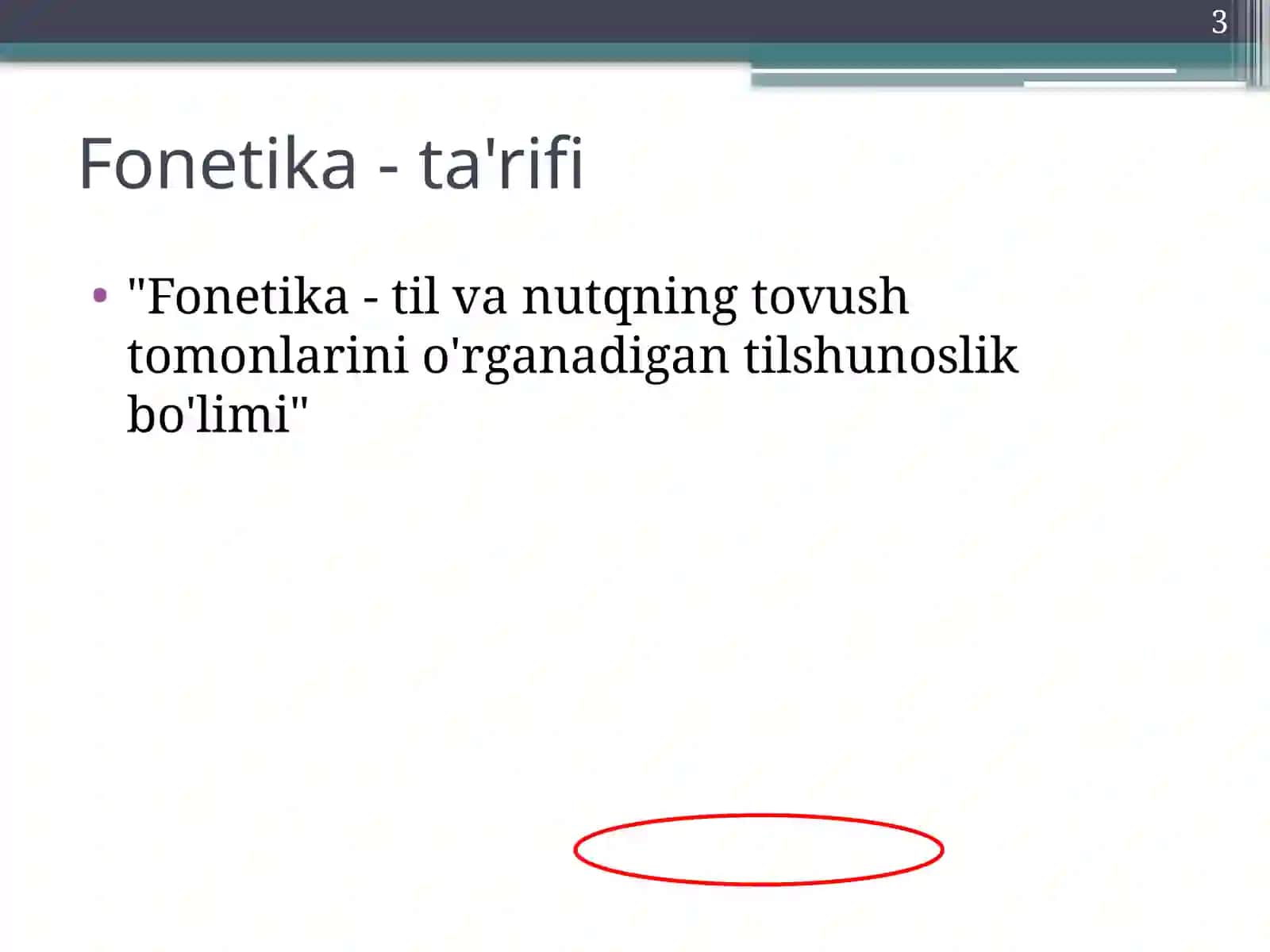 Hozirgi zamon ona tilining fonetik va fonologik tizimi haqida ma’lumot 3