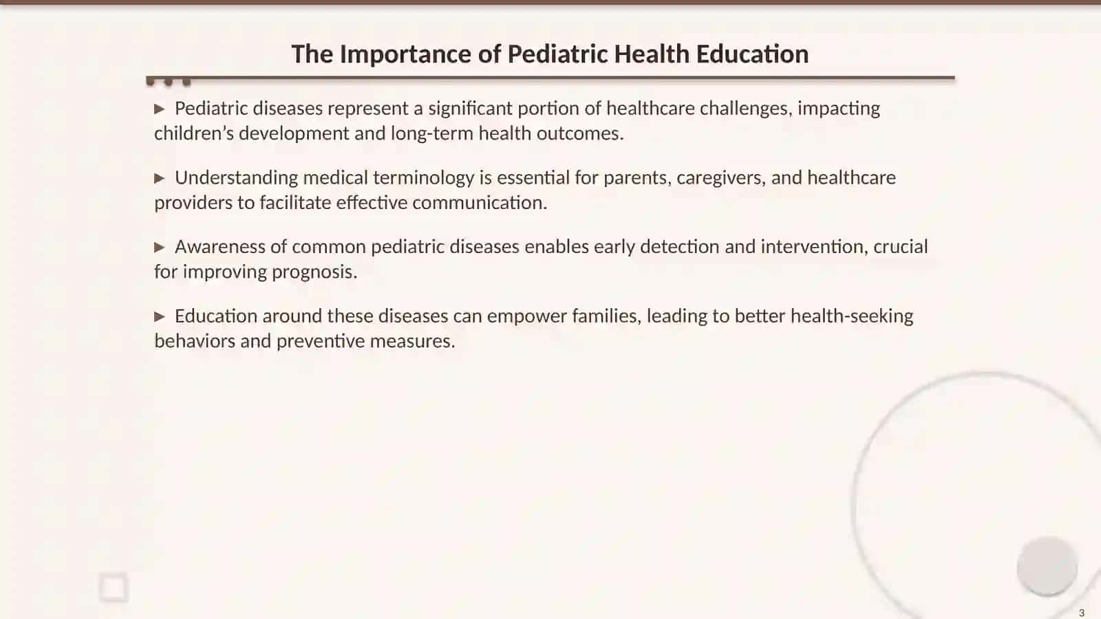 Common Pediatric Diseases: Understanding Their Medical Terminology 3