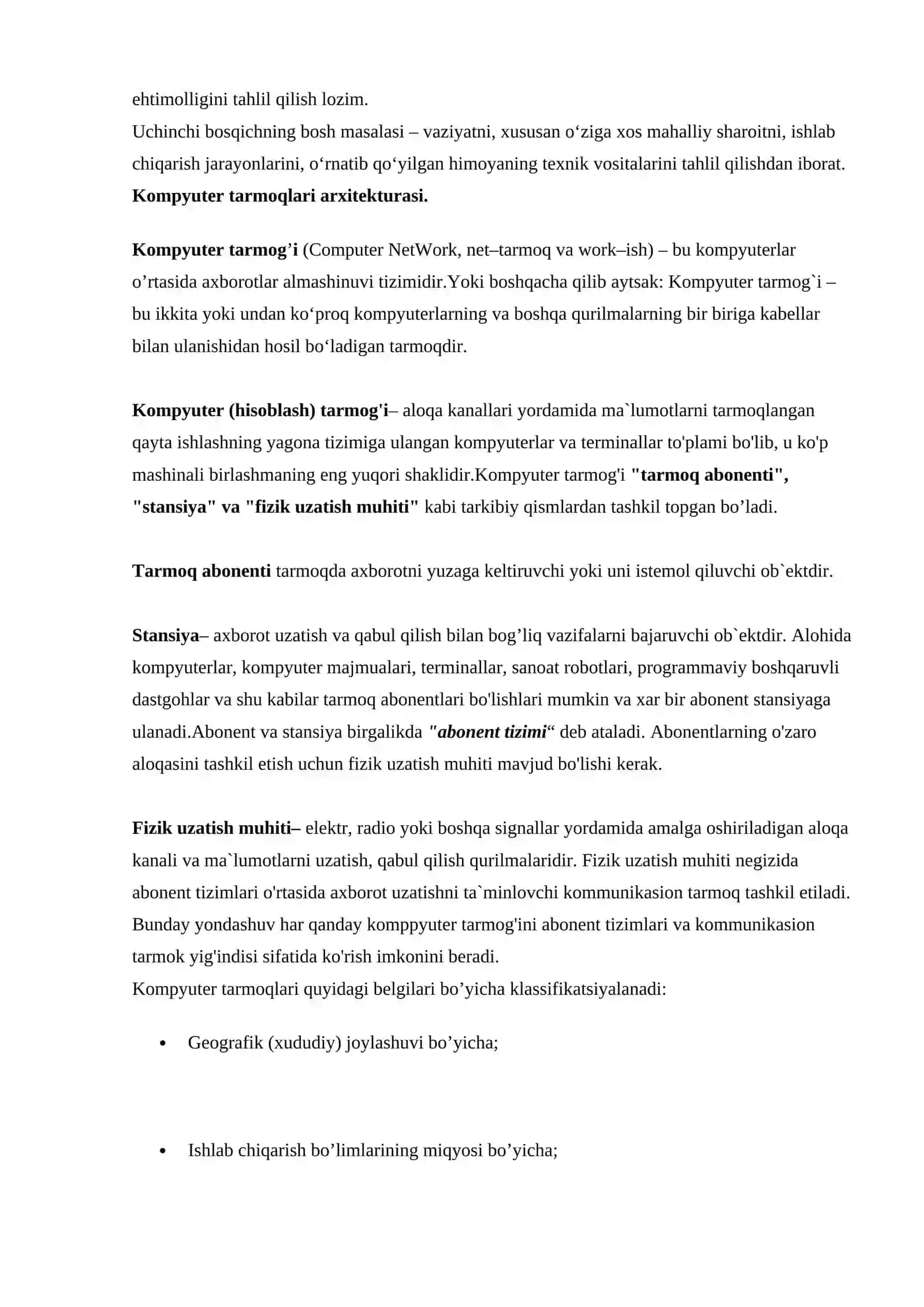 Asosiy tarmoq hujumlari 3
