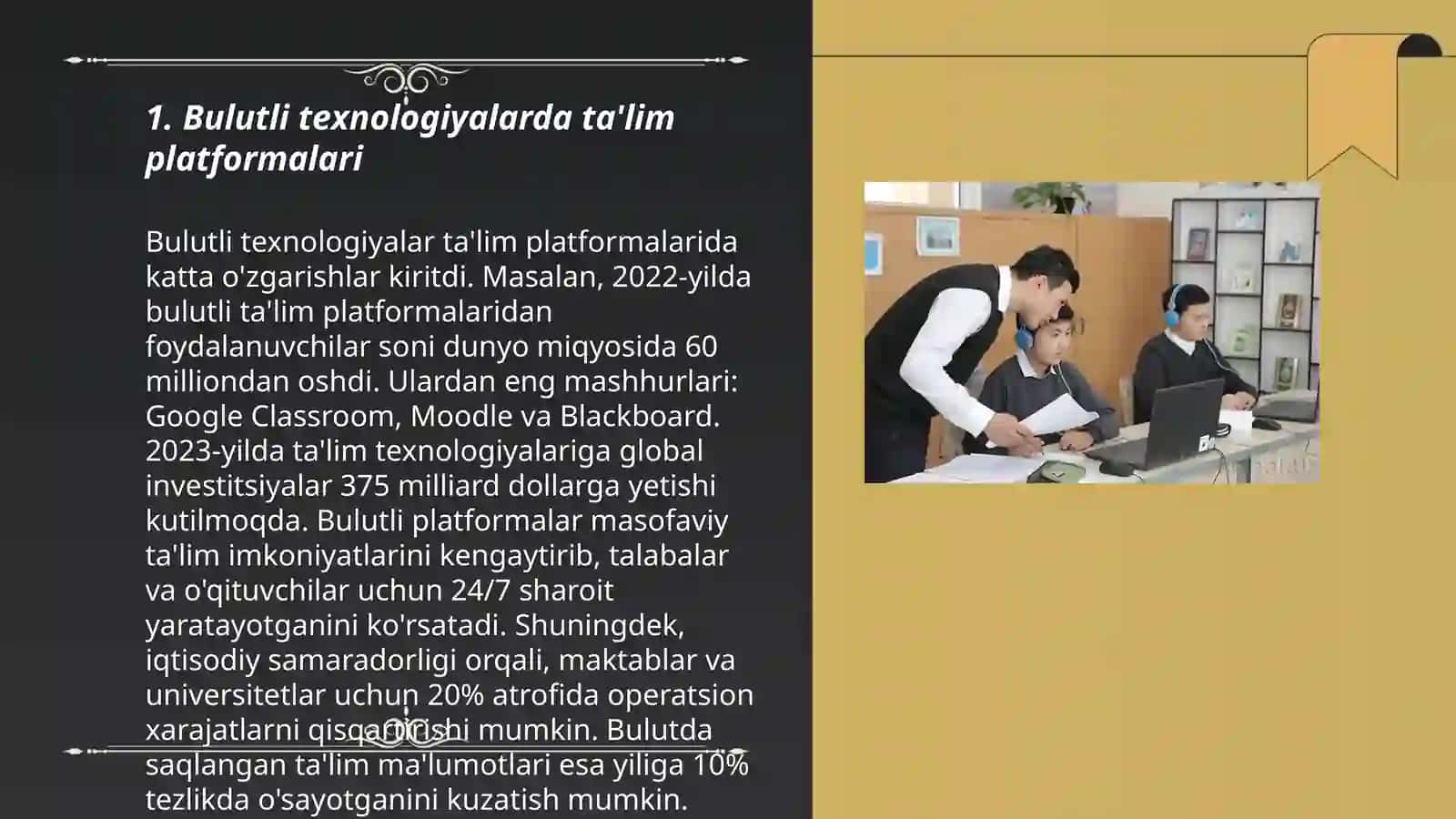 Bulutli texnologiyalarning ta'limiy imkoniyatlari bilan tanishish 3