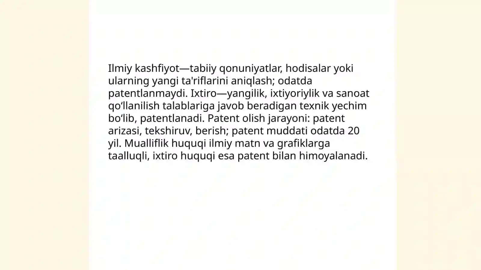İlmiy kashfiyotlar, ixtirolar va litsenziyalash 3