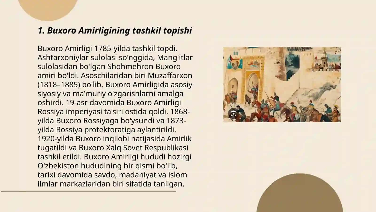 Buxoro Amirligi tarixshunosligi 3