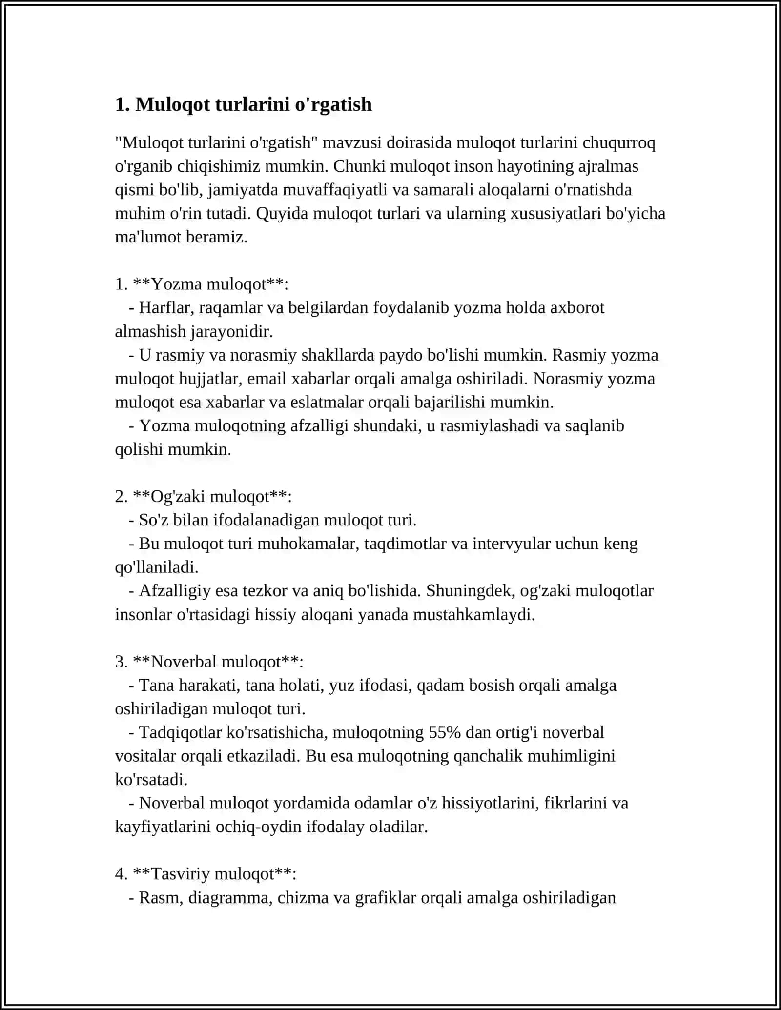 MULOQOTDA PEDAGOGIK MAHORATNING NOMOYON BO'LISHI 3