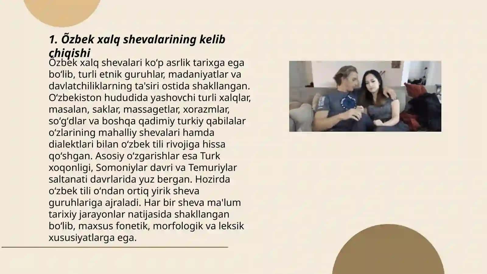 Õzbek xalq shevalarining õrganilish tarixi 3