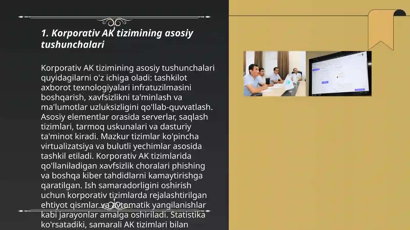 Korporativ AK tizimini yaratish prinsiplari 3