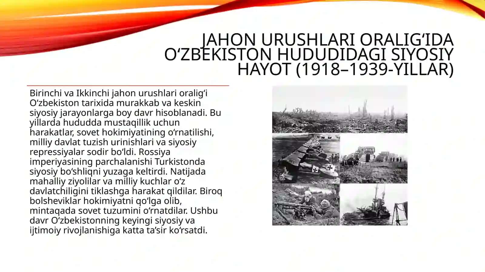 O‘zbekiston hududidagi siyosiy hayot (1918–1939-yillar) 3