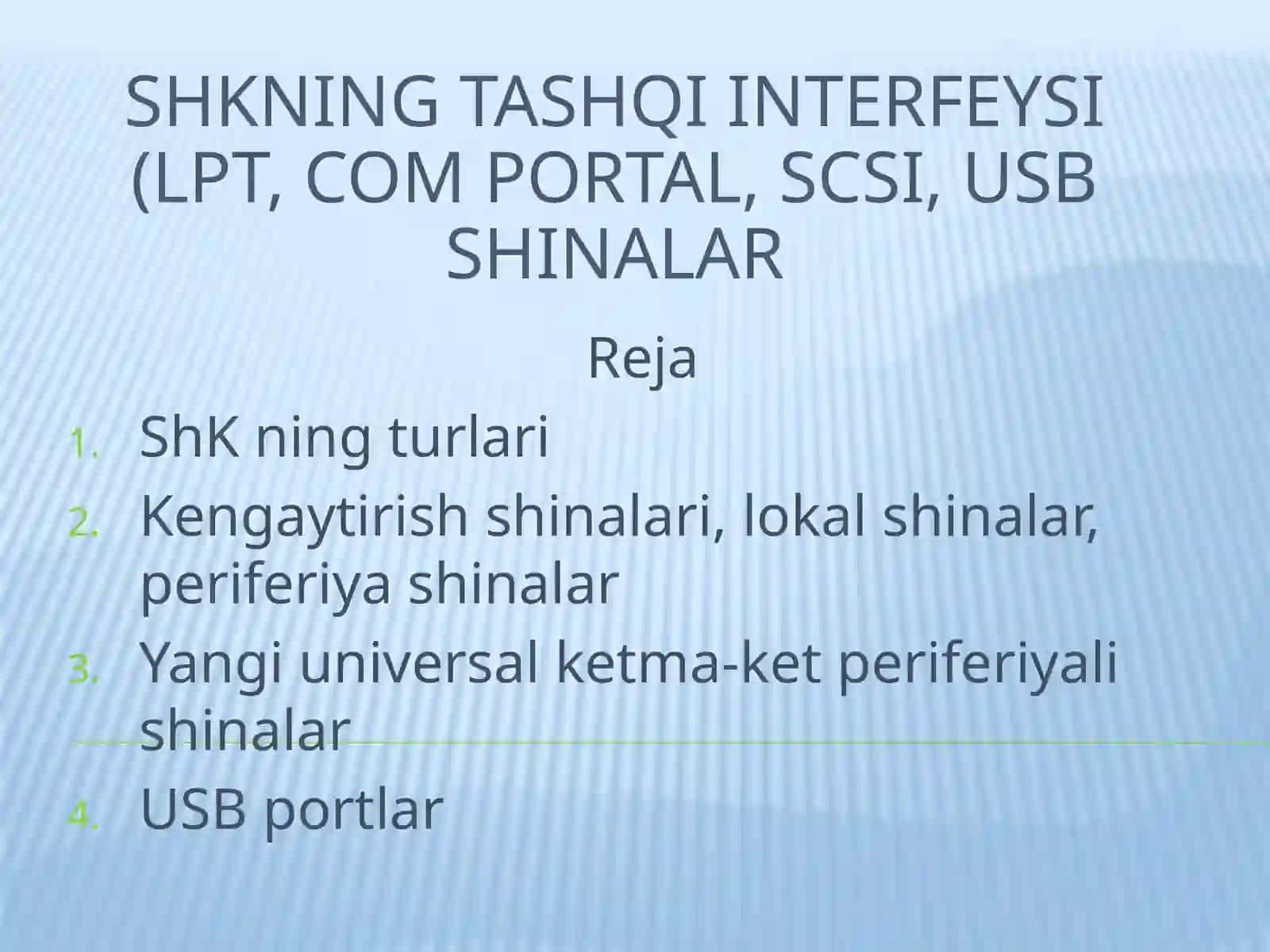 Informatika va axborot texnologiyalari fanidan boshqaruv kursi 3