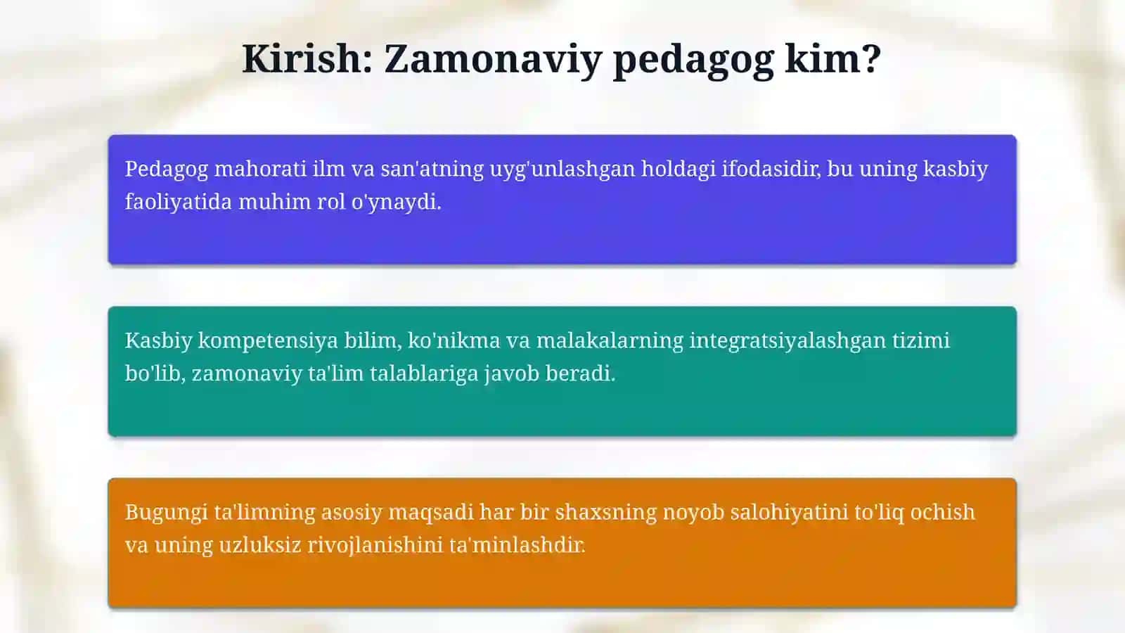 Pedagog mahorati va kasbiy kampetensiya 3