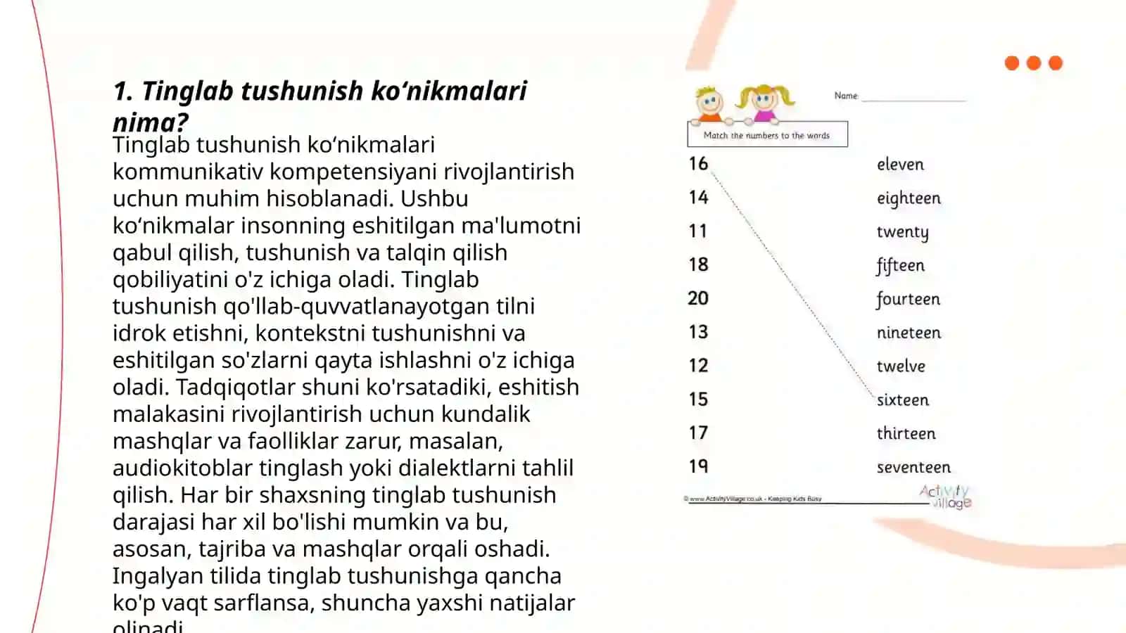 Tinglab tushunish koʻnikmalarini shakllantirish mazmuni 3