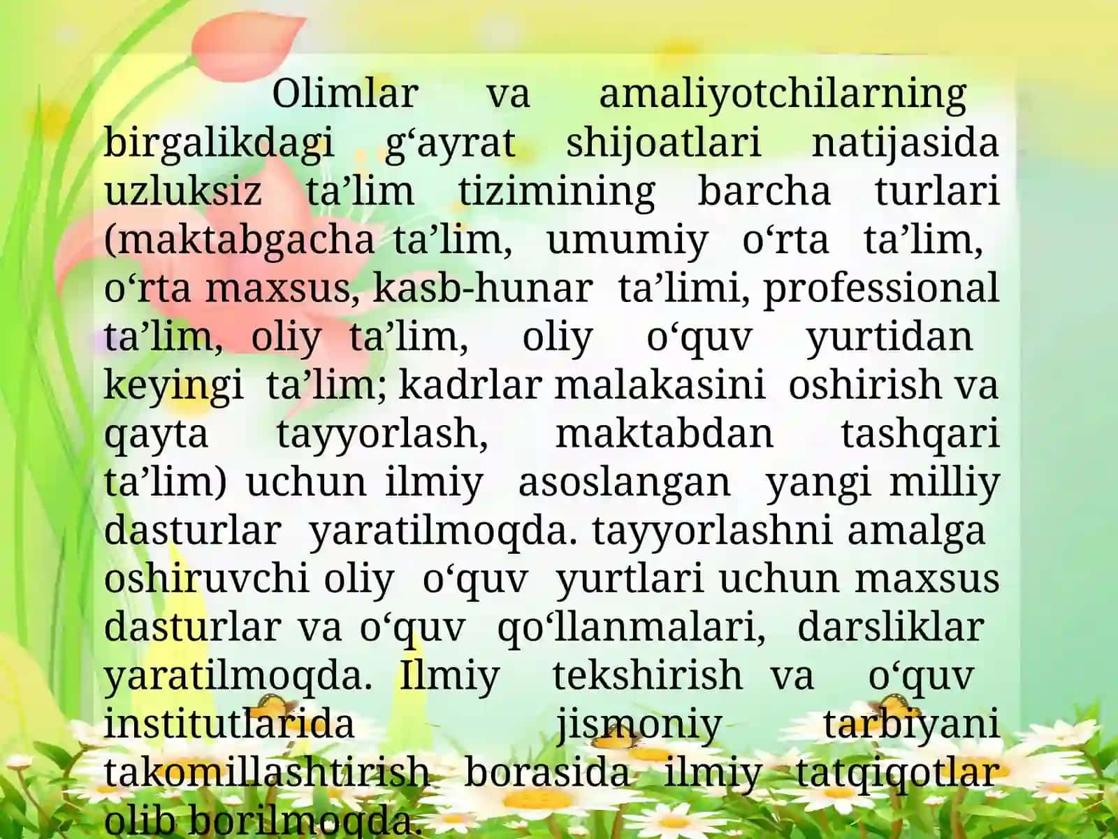 Bolalar jismoniy tarbiya nazariyasi va texiologiyalari fanining predmeti va asosiy tushunchalari 3