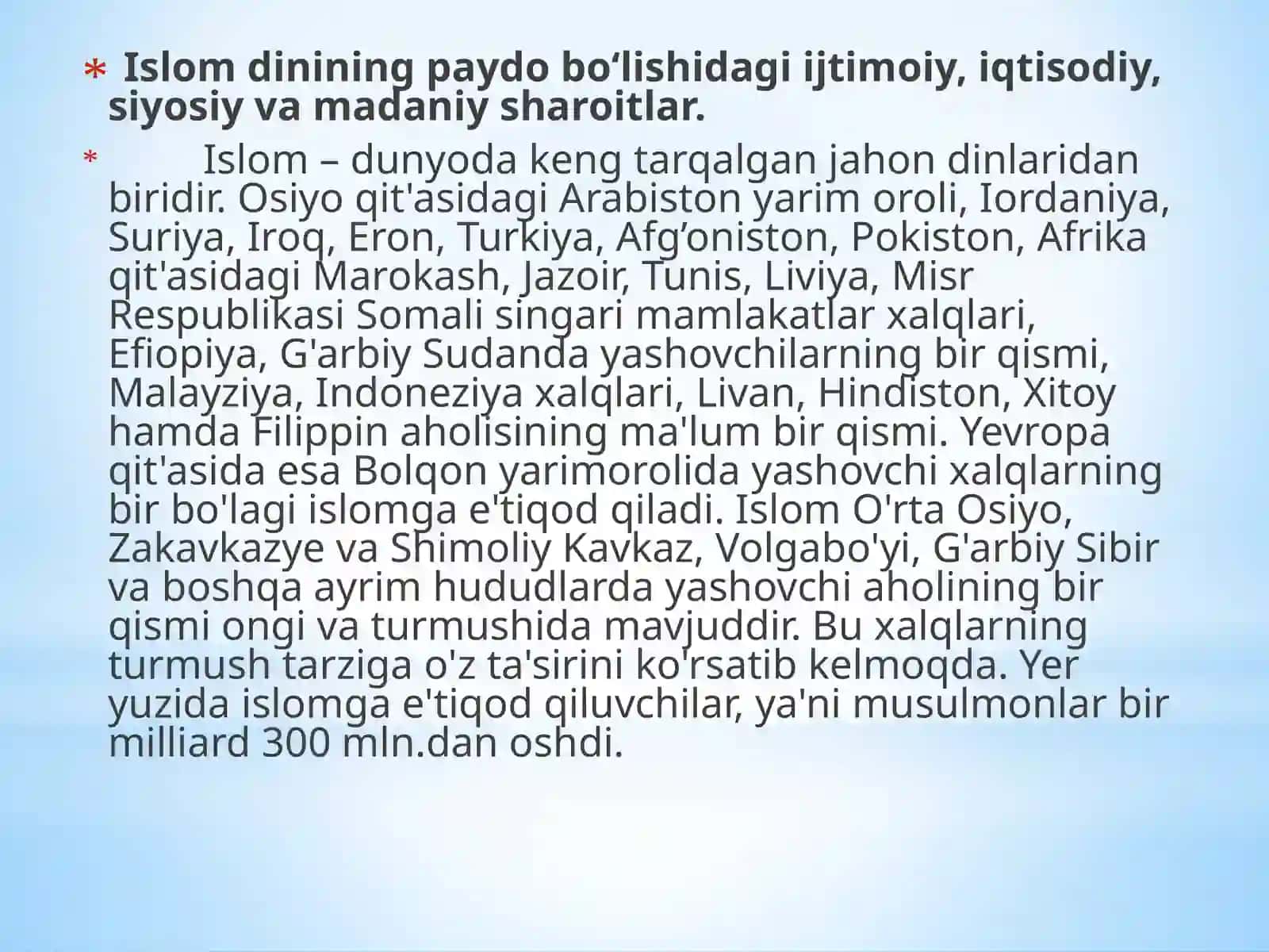Islom dini tarixi va mohiyati 3